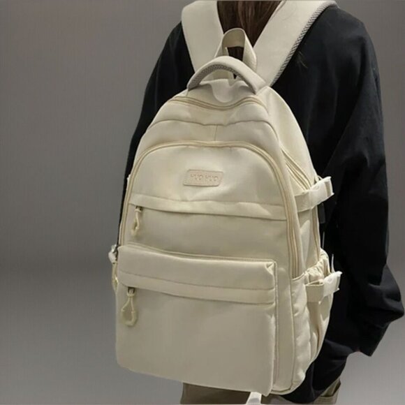 π Huo Huo Cute Girls Backpack | White Travel & School Daypack | Medium Size - Picture 6 of 10